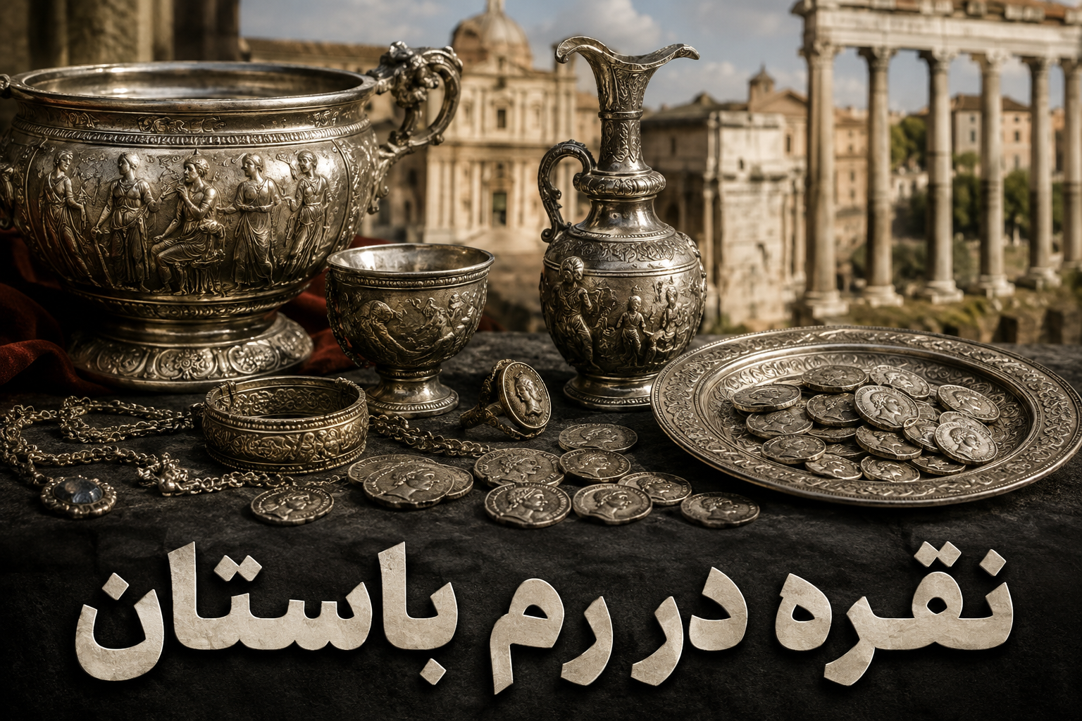 نقره در روم باستان؛ از استخراج و ضرب سکه تا جواهرات و قدرت اقتصادی