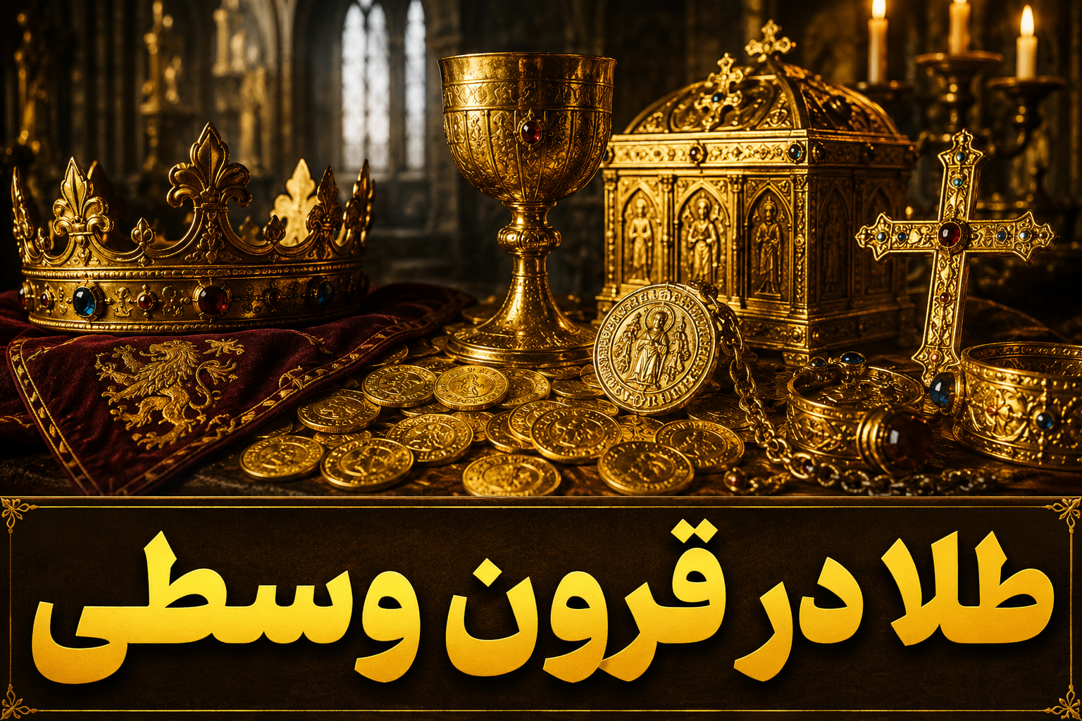 طلا در قرون وسطی؛ از خزانه پادشاهان تا سکه‌های تجارت جهانی