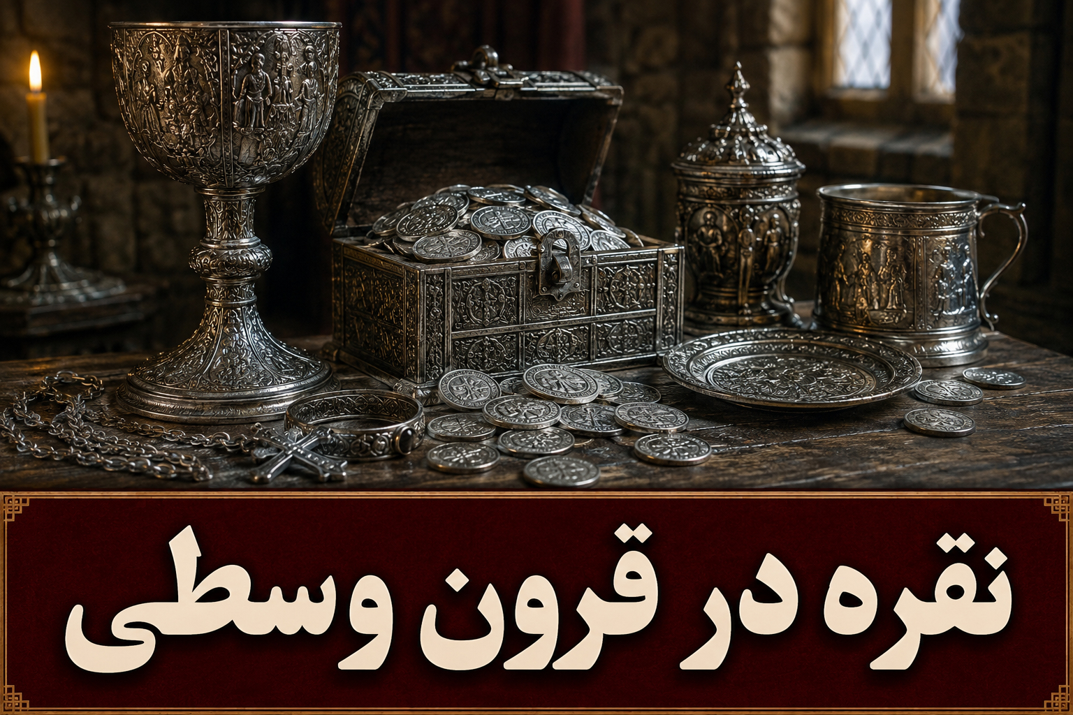 نقره در قرون وسطی؛ از معادن و ضرابخانه‌ها تا تجارت و زندگی روزمره